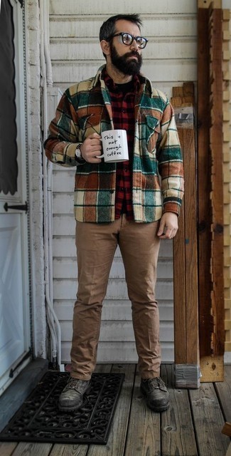 С чем носить темно-серые ботинки мужчине