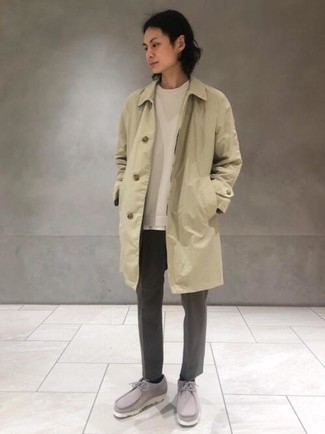 С чем носить темно-серые ботинки мужчине