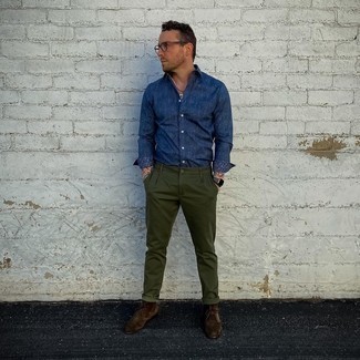 С чем носить темно-серые часы из плотной ткани мужчине