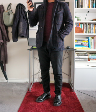 Какие пиджаки носить с темно-серыми брюками чинос