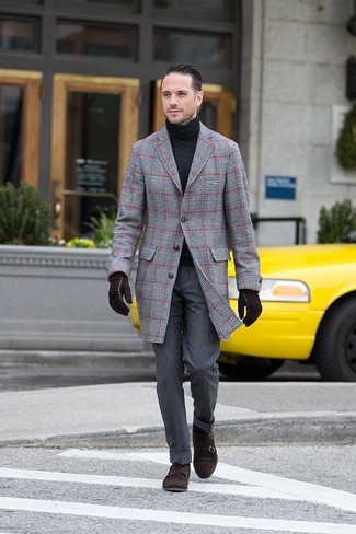 Какие монки носить с темно-серыми классическими брюками