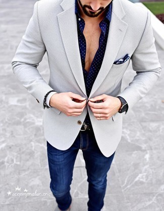 С чем носить темно-серые монки