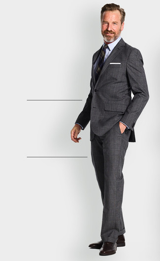 Какие пиджаки носить с темно-серым костюмом