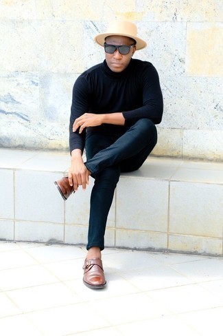 С чем носить темно-серые солнцезащитные очки мужчине