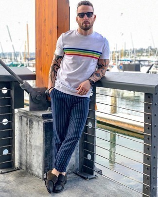 С чем носить темно-серые солнцезащитные очки мужчине