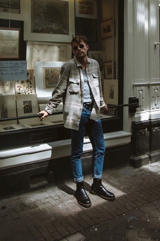 С чем носить темно-серую майку мужчине