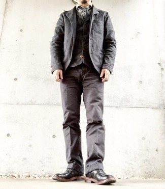 С чем носить темно-серый галстук мужчине