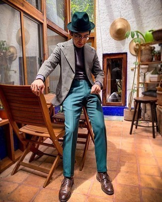 С чем носить темно-серую водолазку мужчине