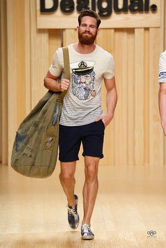 С чем носить туфли дерби из плотной ткани в клетку