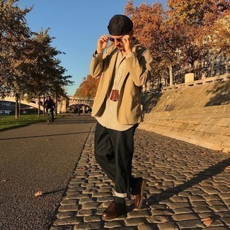 С чем носить рубашку с длинным рукавом в клетку мужчине