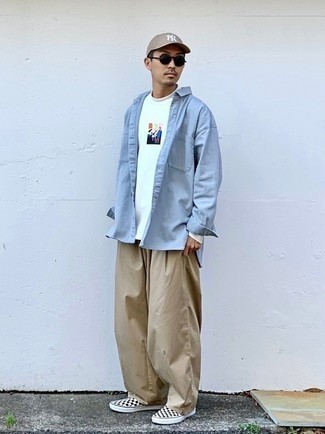 С чем носить слипоны в клетку мужчине