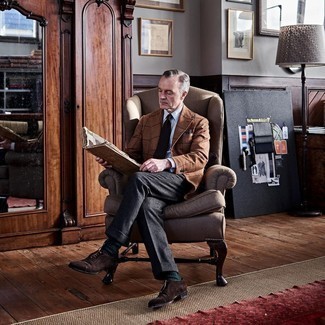 С чем носить шерстяной пиджак в клетку мужчине