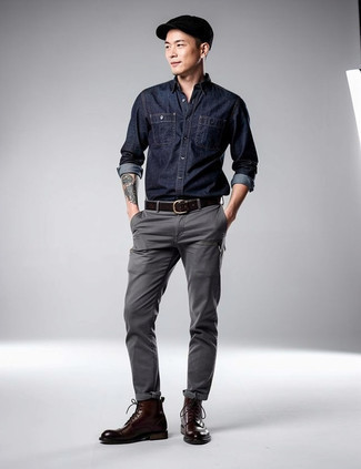 Как носить брюки чинос с повседневными ботинками