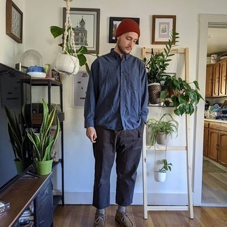 Как носить брюки чинос с ботинками дезертами