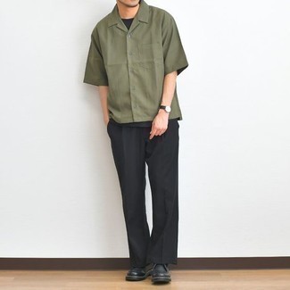 Как носить брюки чинос с ботинками дезертами