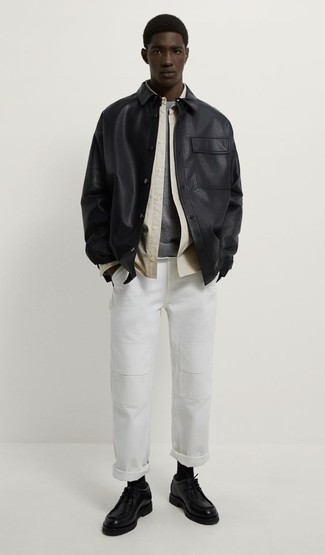 Как носить брюки чинос с ботинками дезертами