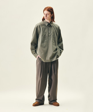 Как носить брюки чинос с ботинками дезертами