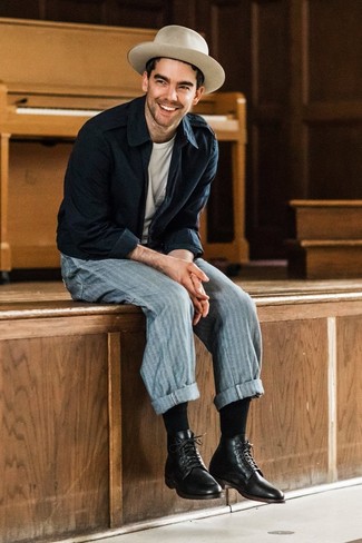 Как носить брюки чинос с классическими ботинками