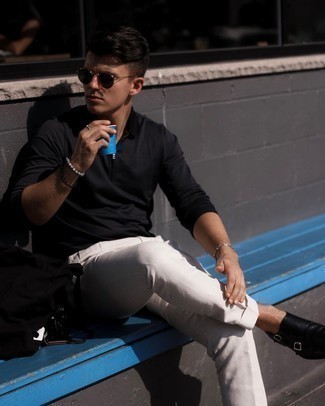 Как носить брюки чинос с монками