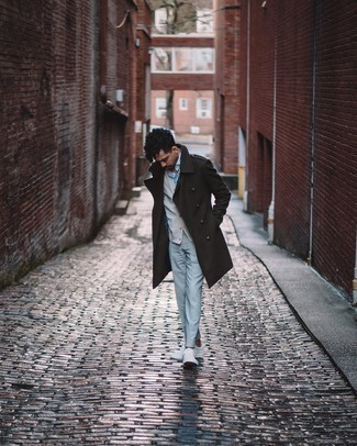 Как носить брюки чинос с трикотажным жилетом