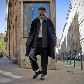 С чем носить массивные лоферы мужчине