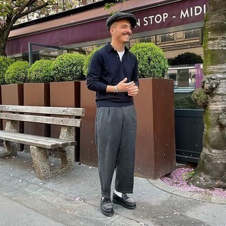 С чем носить массивные лоферы мужчине