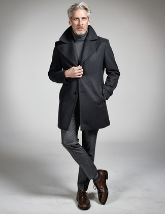 С чем носить пальто мужчине