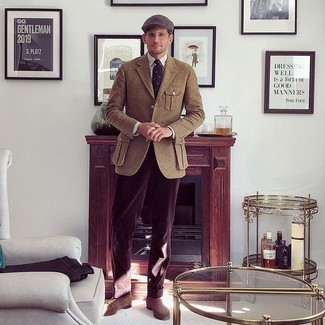 С чем носить вельветовые классические брюки мужчине