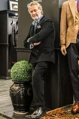 С чем носить вельветовый костюм