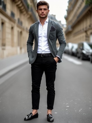 С чем носить хлопковый пиджак мужчине