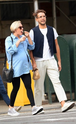 С чем носить хлопковый жилет