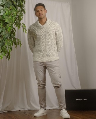 С чем носить свитер с хомутом мужчине