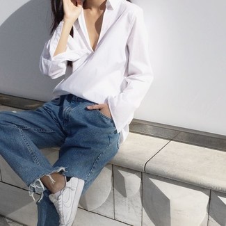 С чем носить блузку крючком