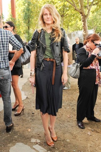 С чем носить кожаные туфли с вырезом