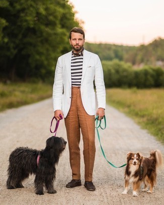 С чем носить темно-коричневую бандану мужчине