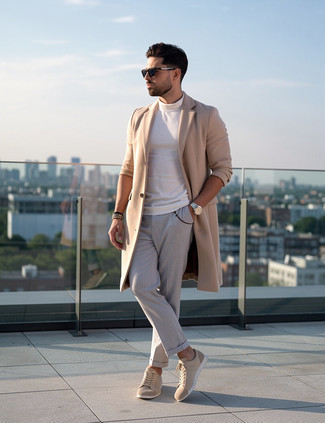 С чем носить темно-коричневый браслет из бисера мужчине