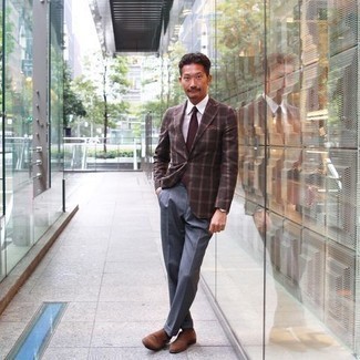 Какие монки носить с темно-коричневым пиджаком