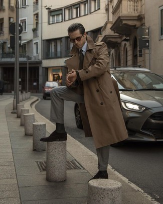 Какие монки носить с темно-коричневым пиджаком