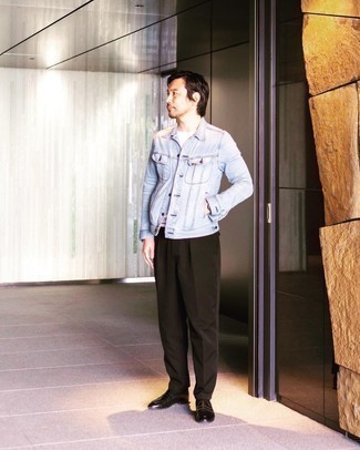 Какие короткие дубленки носить с темно-коричневыми брюками чинос