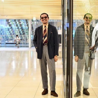 Какие пиджаки носить с темно-коричневыми ботинками дезертами