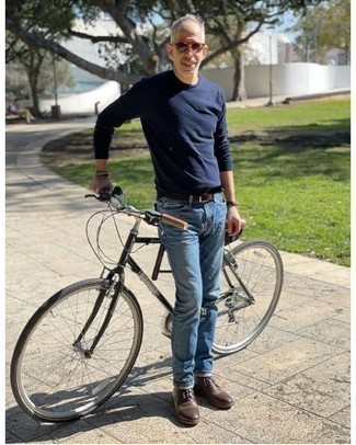 С чем носить темно-коричневые кожаные часы мужчине