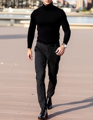 С чем носить темно-коричневые кожаные часы мужчине