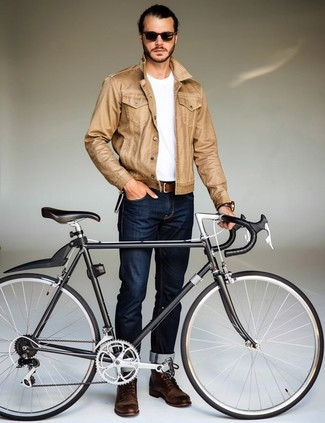 С чем носить темно-коричневые кожаные часы в 30 лет мужчине