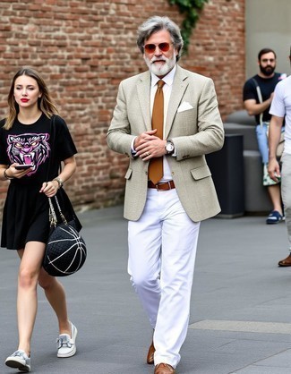 С чем носить темно-коричневые лоферы мужчине