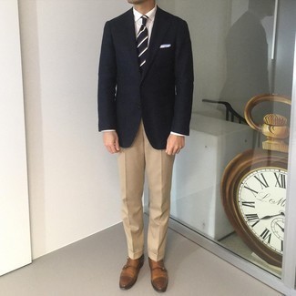 Какие пиджаки носить с темно-коричневыми монками