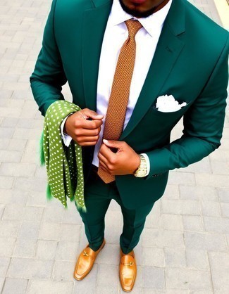 С чем носить темно-коричневые монки