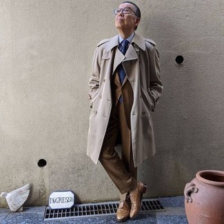 Какие броги носить с темно-коричневым костюмом