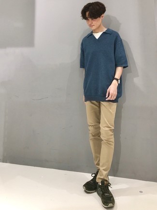 С чем носить темно-зеленые кроссовки мужчине