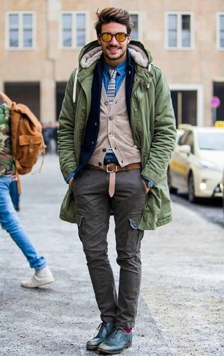 Какие пиджаки носить с темно-зелеными брогами