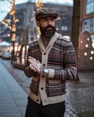 С чем носить темно-зеленую кепку мужчине